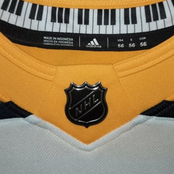 Nashville Predators Adidas Authentic Road Jersey - Picture 10 of 11